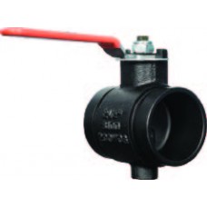 8100LG - Lever Type Handle Butterfly Valve Grooved 200 PSI